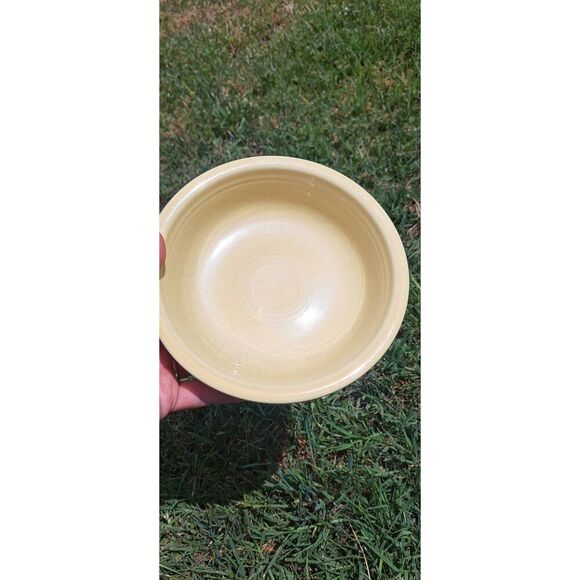 Fiestaware 2 Pale Yellow salad/soup bowls & one mug - Picture 2 of 6